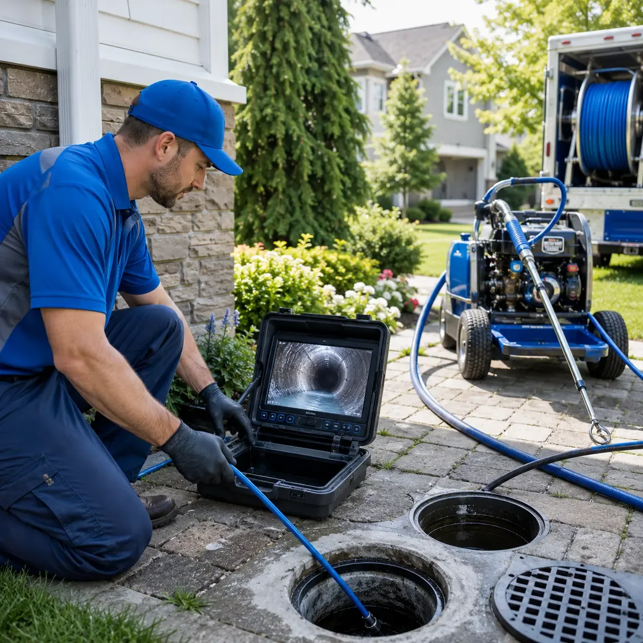 Outdoor drain cleaning professionals serving Centuria, WI